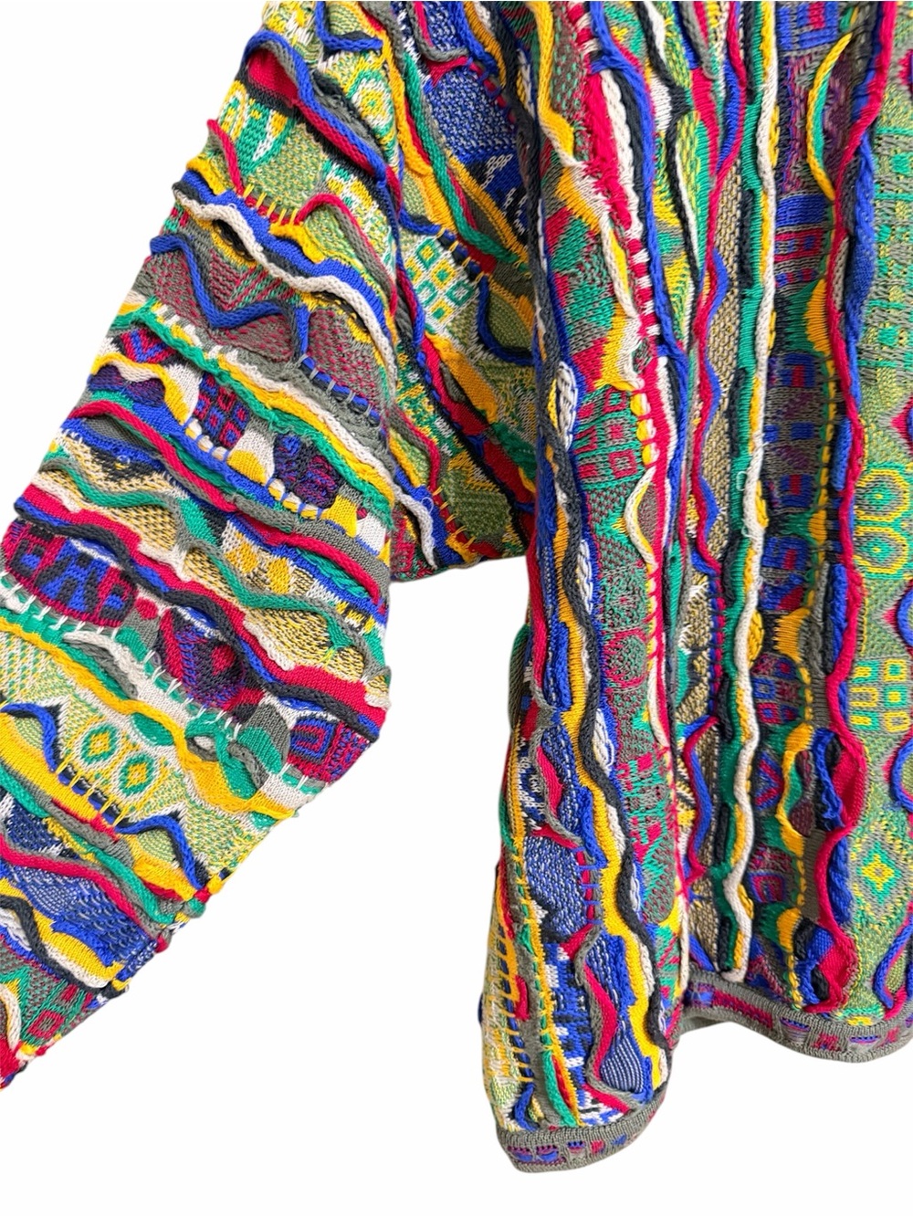 Vintage COOGI Crewneck Sweater Large Men's Multicolor Y2K Streetwear - Picture 3 of 12